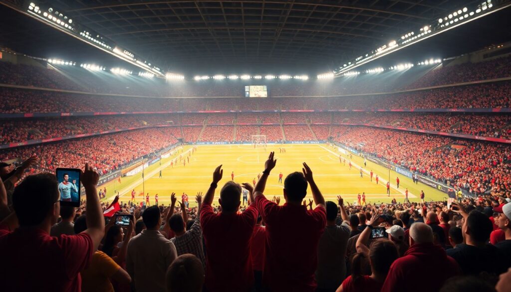 Как фанаты формируют настроение на стадионе в матчевые дни - иллюстрация