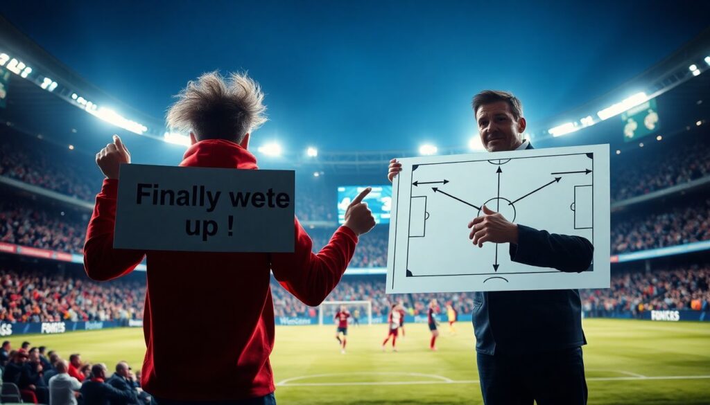 Разбор тактических изменений по мнению болельщиков - иллюстрация