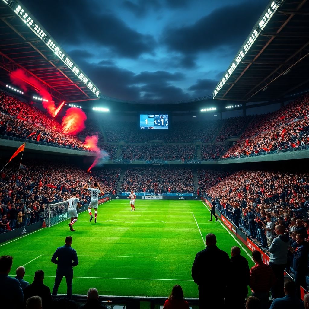 Гол в раздевалке и его влияние на атмосферу на стадионе и эмоции болельщиков