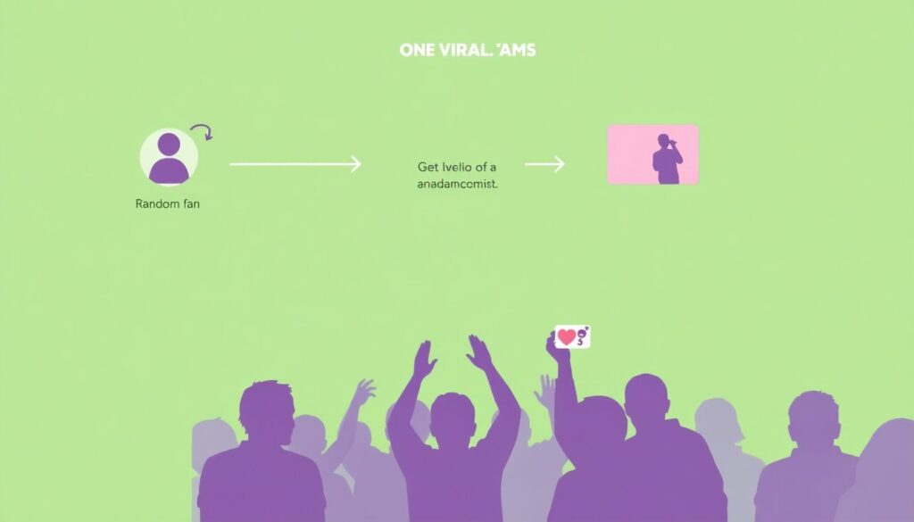 Как создать вирусный контент о фанатах в соцсетях - иллюстрация