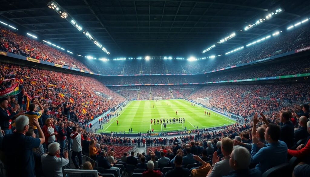 Динамика поддержки на трибунах в разных турнирах - иллюстрация