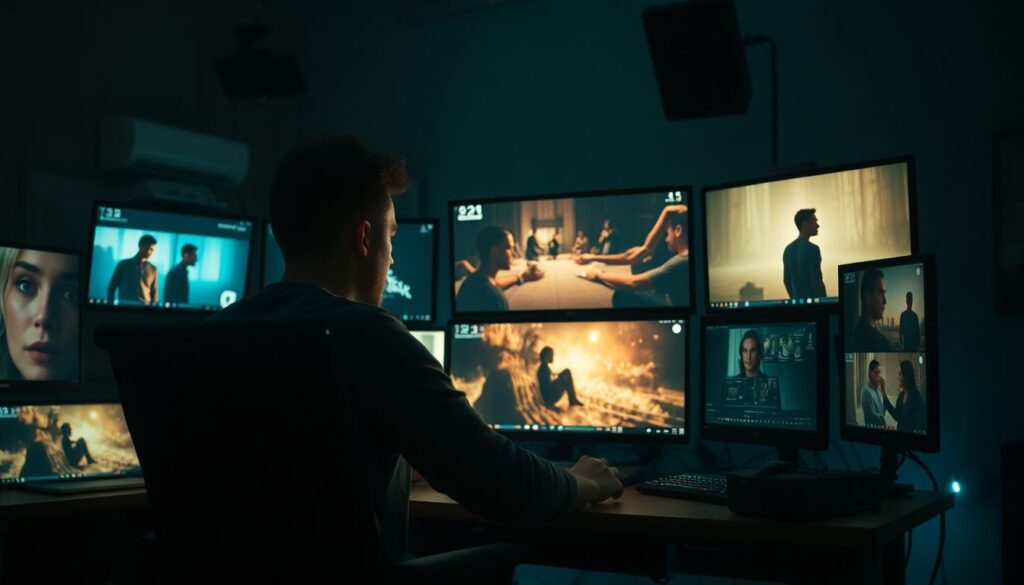 Обзор фанатских видео: монтаж, ракурсы, монтажное решение - иллюстрация