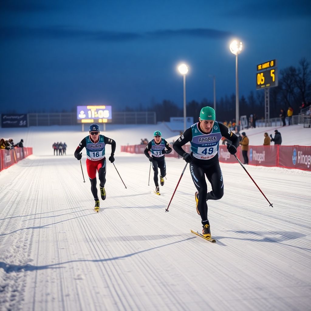 Иван Горбунов одержал волевую победу в спринте на пятом этапе Кубка России