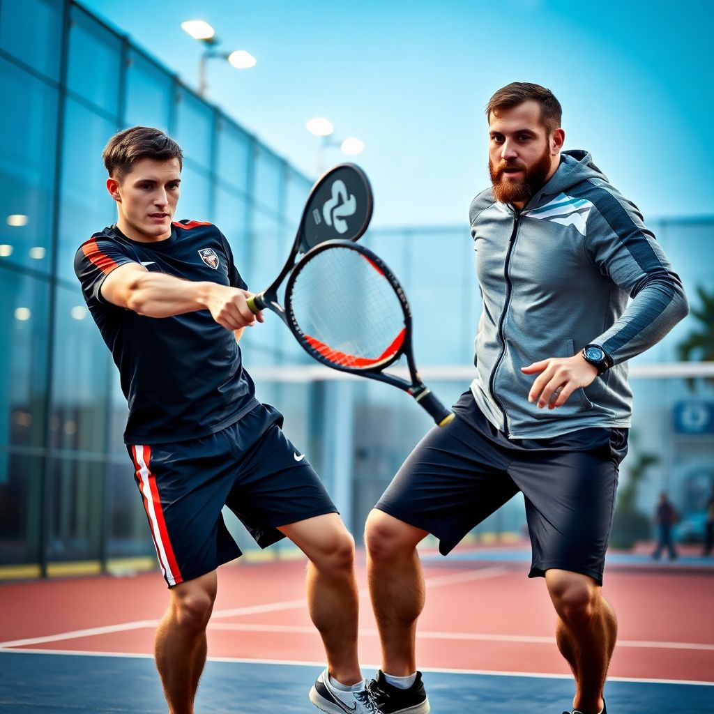 Тюкавин и Овечкин сыграли в падел: нестандартная тренировка звезд спорта