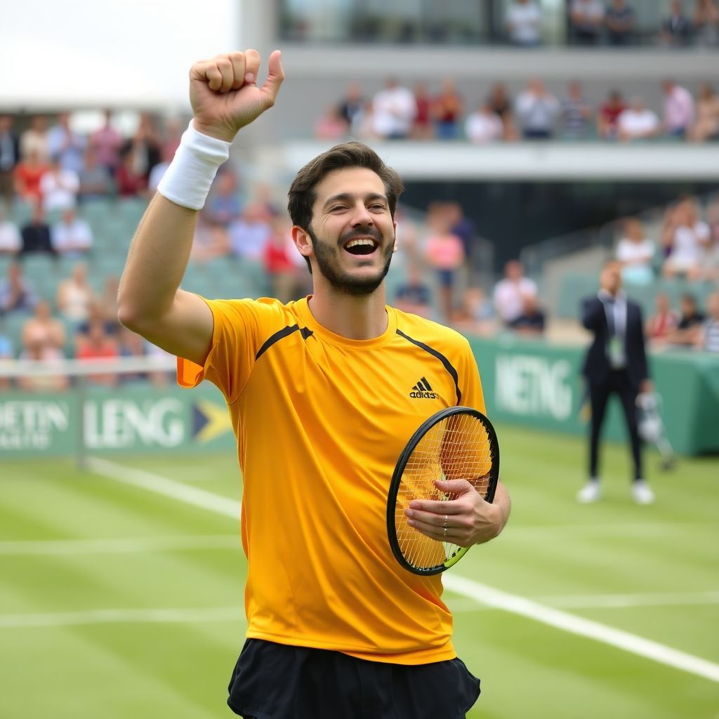 Бергс взял первый титул Atp, дожал Умбера в финале Истбурна